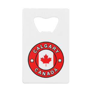 Calgary Canada Creditkaart Flessenopener