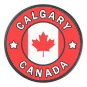 Calgary Canada Hockey Puck (Voorkant)