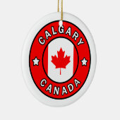Calgary Canada Keramisch Ornament (Rechts)