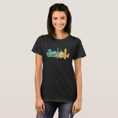 Calgary Canada Modern Silhouet Reis T-Shirt (Voorkant volledig)