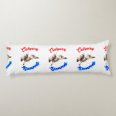 Calgary Canada Paarden Juli Ruiters Calgary Stampe Lichaamskussen (Achterkant)