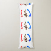 Calgary Canada Paarden Juli Ruiters Calgary Stampe Lichaamskussen (Achterkant (Verticaal))