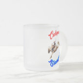 Calgary Canada Paarden Juli Ruiters Calgary Stampe Matglas Koffiemok (Voorkant rechts)
