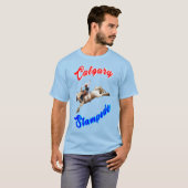 Calgary Canada Paarden Juli Ruiters Calgary Stampe T-shirt (Voorkant volledig)