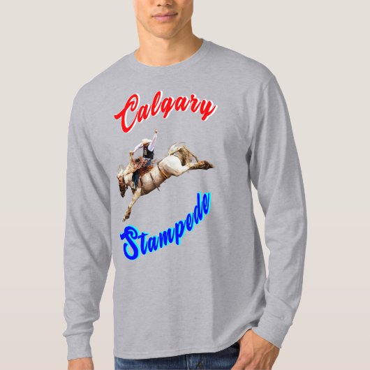 Calgary Canada Paarden Juli Ruiters Calgary Stampe T-shirt (Voorkant)