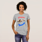 Calgary Canada Paarden Juli Ruiters Calgary Stampe T-shirt (Voorkant volledig)
