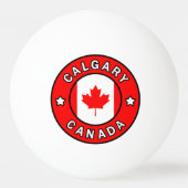 Calgary Canada Pingpongbal (Voorkant)