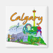 Calgary - Canada.png Magneet (Voorkant)
