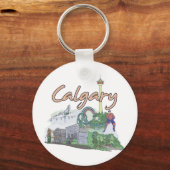 Calgary - Canada.png Sleutelhanger (Voorkant)