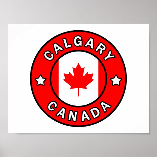 Calgary Canada Poster (Voorkant)