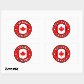 Calgary Canada Rechthoekige Sticker (Vel)