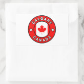 Calgary Canada Rechthoekige Sticker (Tas)