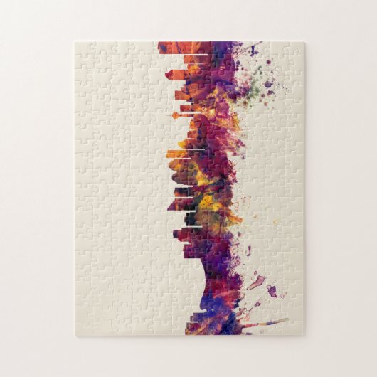 Calgary Canada Skyline Legpuzzel (Verticaal)