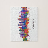 Calgary Canada Skyline Legpuzzel (Verticaal)