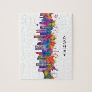 Calgary Canada Skyline Legpuzzel