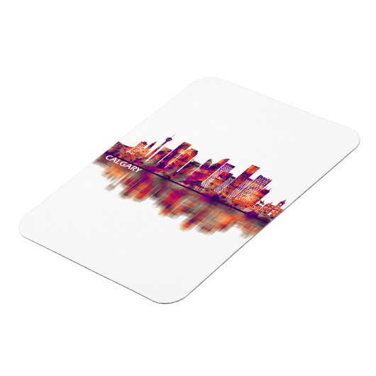 Calgary Canada Skyline Magneet (Linkerzijde)