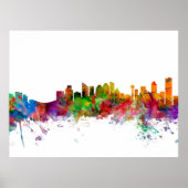 Calgary Canada Skyline Poster (Voorkant)