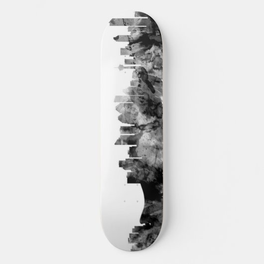 Calgary Canada Skyline Skateboard (Voorkant)