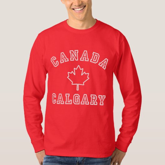 Calgary Canada T-shirt (Voorkant)