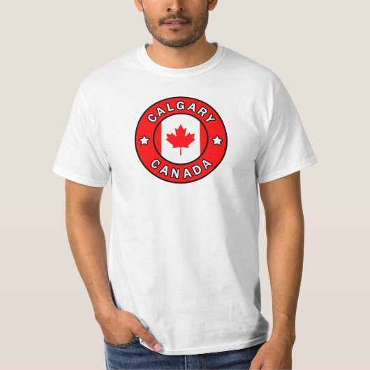 Calgary Canada T-shirt (Voorkant)
