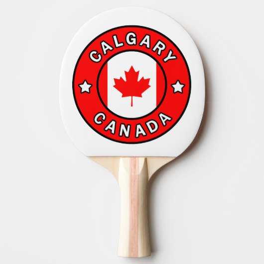 Calgary Canada Tafeltennisbatje (Voorkant)