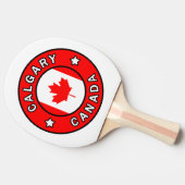 Calgary Canada Tafeltennisbatje (Zijkant)