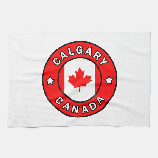 Calgary Canada Theedoek (Horizontaal)