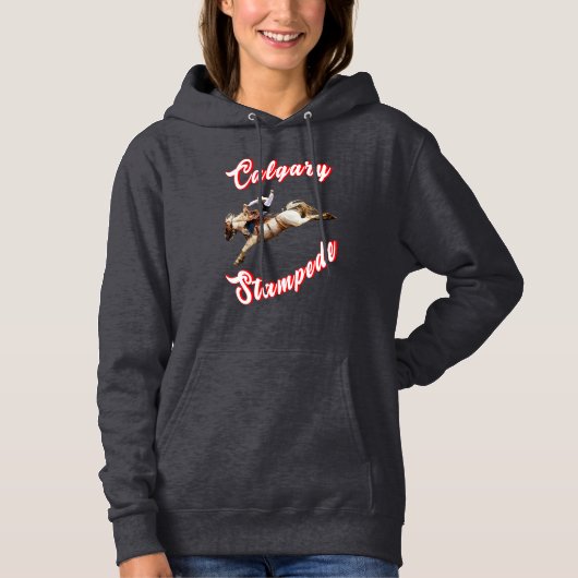 Calgary Canada Uur Juli Ruiters Calgary Stampede Hoodie (Voorkant)