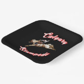 Calgary Canada Uur Juli Ruiters Calgary Stampede Papieren Bordje (Gebogen)