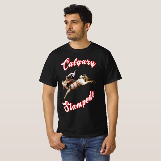 Calgary Canada Uur Juli Ruiters Calgary Stampede T-shirt (Voorkant volledig)