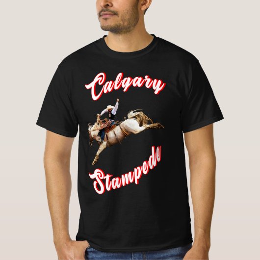 Calgary Canada Uur Juli Ruiters Calgary Stampede T-shirt (Voorkant)