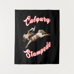 Calgary Canada Uur Juli Ruiters Calgary Stampede Wandkleed