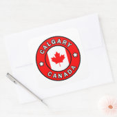 Calgary Canada Vierkante Sticker (Envelop)