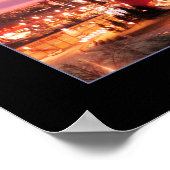 Calgary Chinook & Sunset Poster (Hoek)