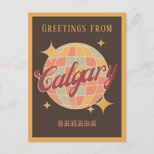 Calgary City Alberta Canada  Briefkaart (Voorkant)