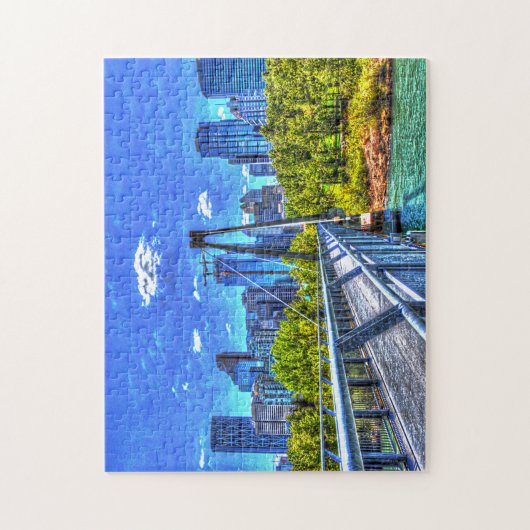 Calgary City Skyline. Legpuzzel (Verticaal)
