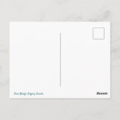 Calgary Cityscape and the Peace Bridge Briefkaart (Achterkant)