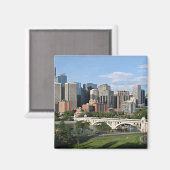 Calgary Cityscape Magneet (Voorkant / Achterkant)