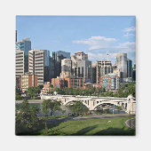 Calgary Cityscape Magneet (Voorkant)