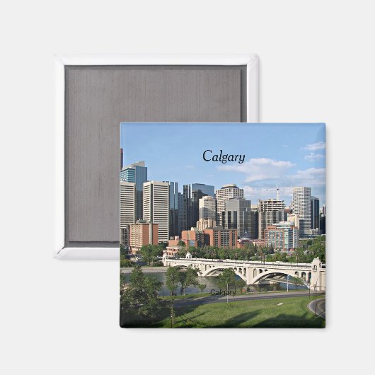 Calgary Cityscape Magnet (Voorkant / Achterkant)