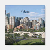 Calgary Cityscape Magnet (Voorkant)