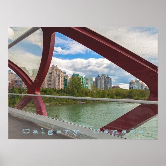 Calgary Cityscape Poster (Voorkant)