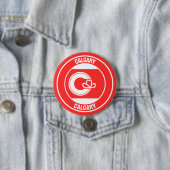 Calgary Columbia Round Emblem Ronde Button 7,6 Cm (In situ)