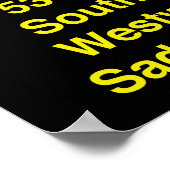 Calgary CTrain Rollsign Poster (Hoek)