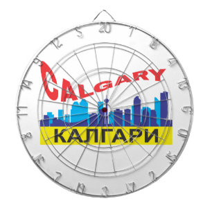 Calgary cyrillic dartbord