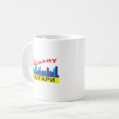 Calgary cyrillic koffiemok (Voorkant links)