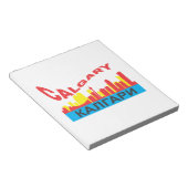 Calgary cyrillic notitieblok (Schuin)