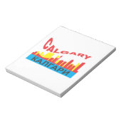 Calgary cyrillic notitieblok (Linkerzijde)