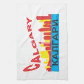 Calgary cyrillic theedoek (Verticaal)