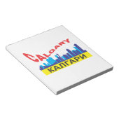 Calgary cyrillisch notitieblok (Schuin)